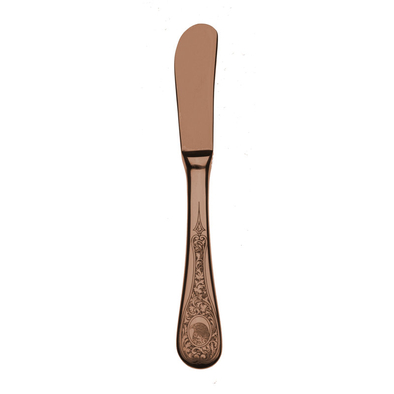 Diana Stainless Steel Butter Knife, Bronze