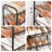 3 Tier 12 Pairs Shoe Rack Metal Shoe Shelf with Adjustable Tilt Angle-2113835187-2094986436