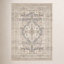 Tapis beige / gris en mélange de laine Kuester-380675064