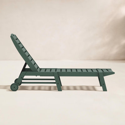 POLYWOOD® Nautical 27" Patio Chaise Lounge