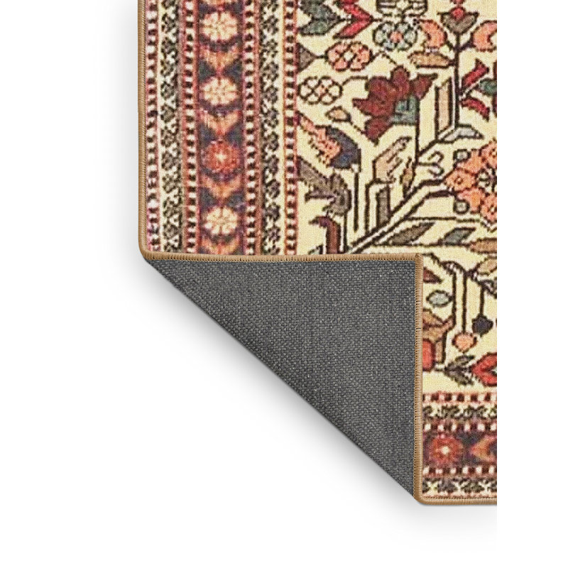 Floral Indoor Rug, Rectangle 2' x 5'