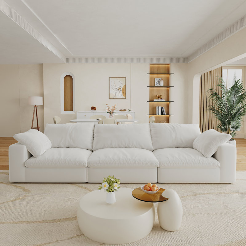 Canapé modulaire rembourré 3 places Barrecchia