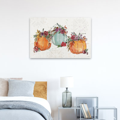 Spooky Style II - Acorns Autumn Berries Blue Art
