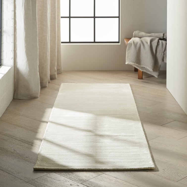 Lunar Solid Colour Hand Woven Area Rug