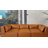 Drua 6-Piece Leather Modular Sectional Sofa