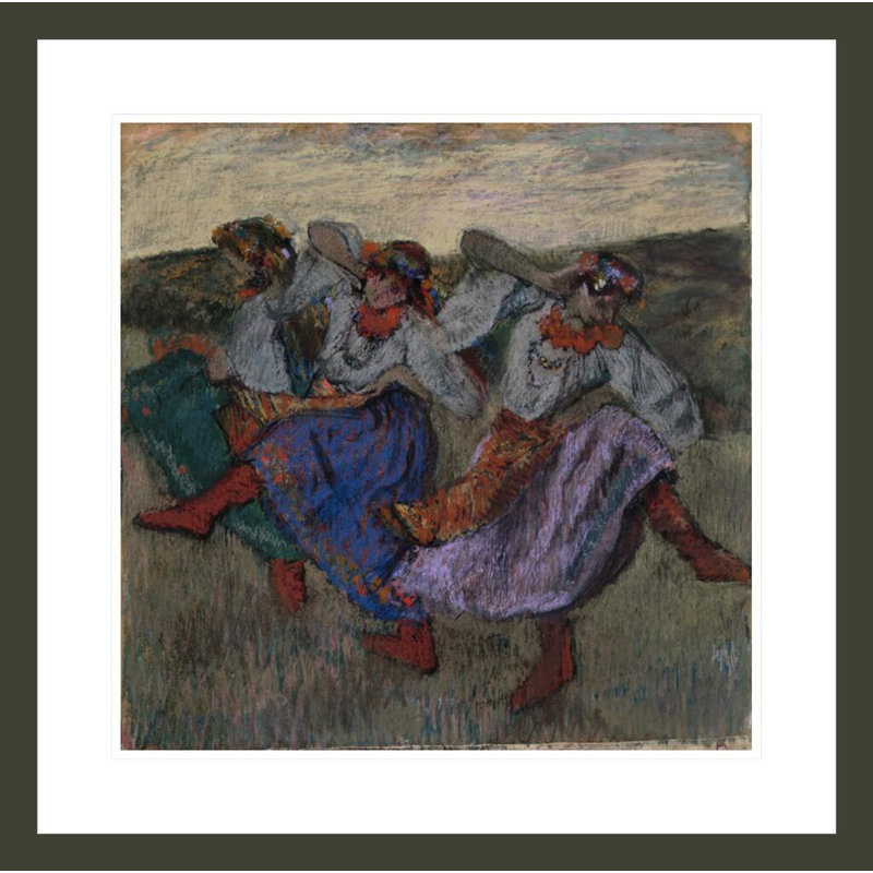 «Danseuses russes» par Edgar Degas, impression giclée encadrée, H 23,5 po x l 23,61 po