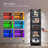 6-Tier LED Bookcase, Bookshelf With Dimmable Lights, Storage Shelf With Steel Frame