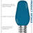 0.5 Watt, C7 LED, Non-Dimmable Light Bulb, E12 Base-86128113