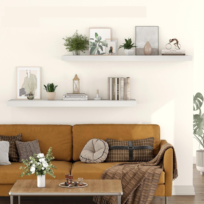 5cm H x 91.44cm W Bookcase, White