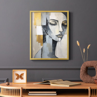 WOMEN Series CXVI  -Premium Framed Print -Ready to Hang - No Nails Required