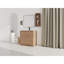 Meuble-lavabo autoportant 36 po avec lavabo en céramique, porte à fermeture douce et support de rangement 36 po, emballage KD, contreplaqué