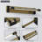 Luxury Golden LED Flush Mounted Picture Lights