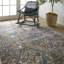 Tapis intérieur / extérieur bleu / gris / or Forand-52318864