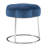 Bonview Flower Upholstered Velvet Metal Accent Stool-2026025185