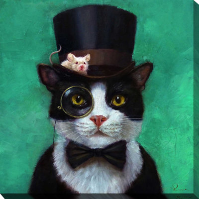 «Tuxedo Cat» par Lucia Heffernan - peinture