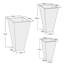 Vicksburg Metal Planter Box-552599370