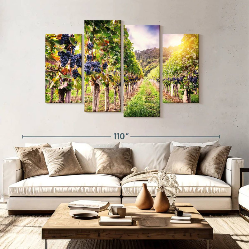 Paysage d'automne, H 54 po x l 84 po