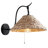 1 - Light Boho Handwoven Wall Sconce With Pull Chain