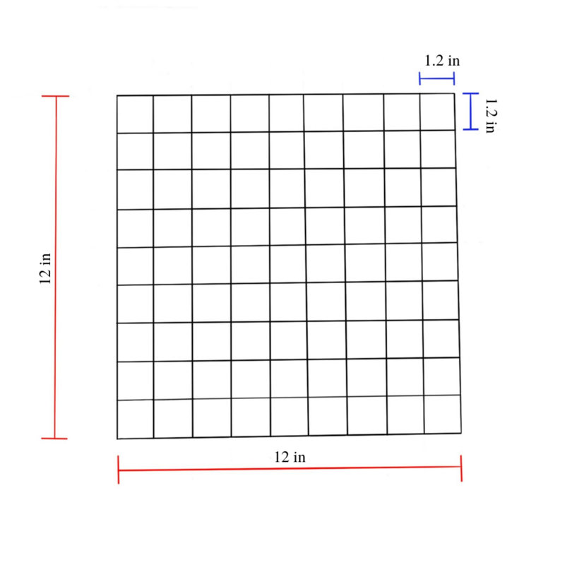 Dark Grey Basalt 1 1/4" Square Mosaic