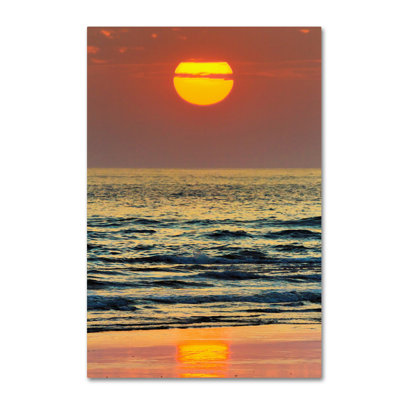 Ann 'Sunset 4' Photographic Print on Wrapped Canvas