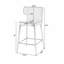 Ensemble de deux tabourets Dejon-1082186099