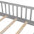 Javarri 17.5''H Bed Frame without Door,Floor Platform Bed with Fence-983676176