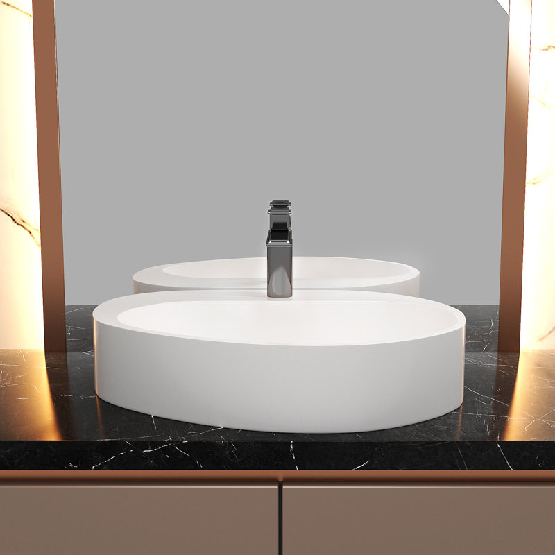 Lavabo pour salle de bain à surface solide 23 po