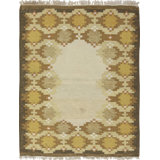 Vintage One-of-a-Kind Rectangle 4'10" X 6'7" Area Rug