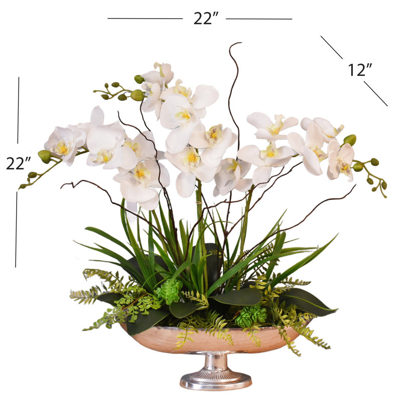 22 " Faux Silk Orchid Arrangement