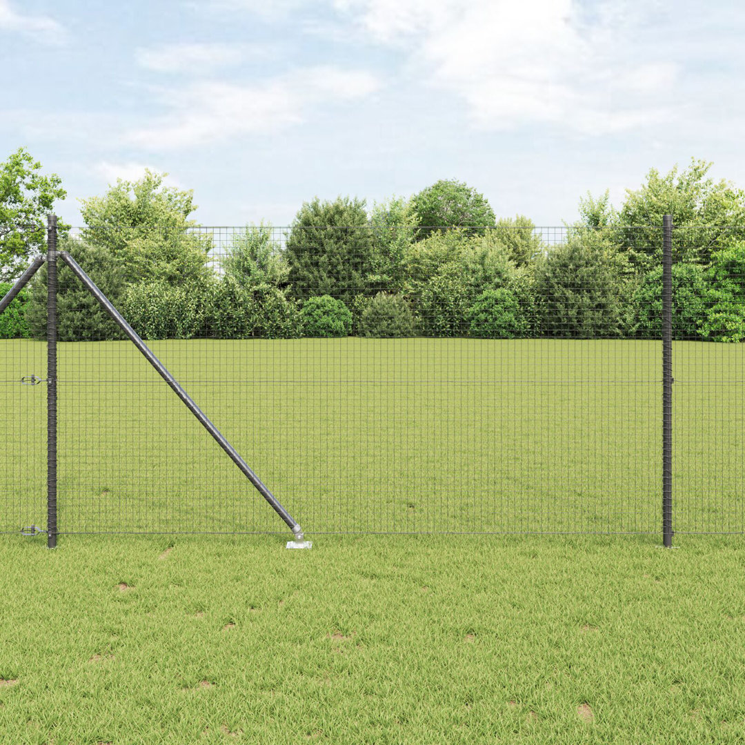 100cm H x 2500cm W Steel Border Fencing