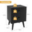Woodacre 45cm W Bedside Table-1154536992