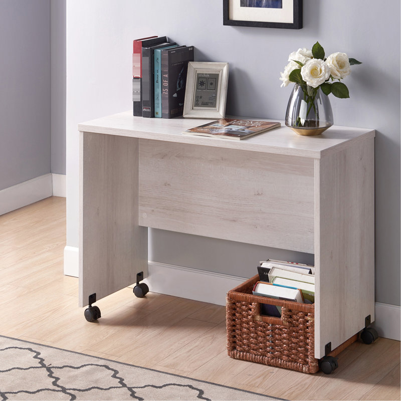Table d'ordinateur en chêne blanc Mid-Century