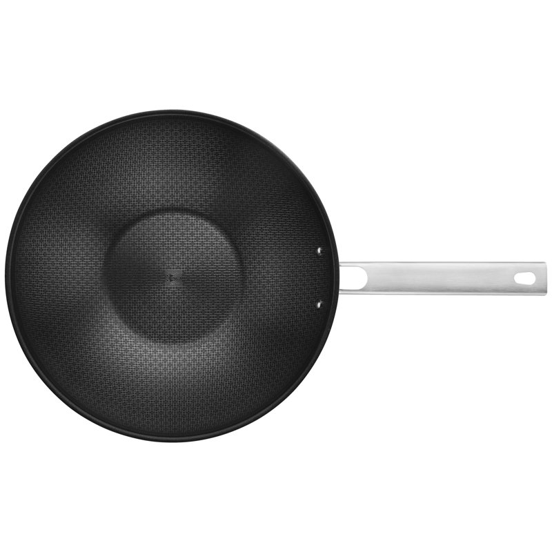 ZWILLING Joy Plus 12-inch Stainless Steel Nonstick Wok with Glass Lid