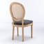 Chaise de salle à manger en lin-1208298087