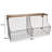 Verlaine Metal Wall Organizer with Wall Baskets