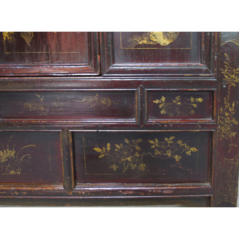 Antique Chinese Chinoiserie-Style Cabinet