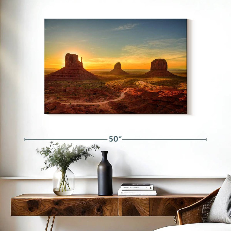 Arizona Park Sunset, H 26 po x l 39 po