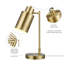 Lampe de bureau en métal 15 po