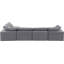 Canapé modulaire réversible en velours de 160 po de large Ivalin-87141448