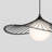 Vidalite L’Acrobate Pendant – Matte Black Wireframe Design And Opal Acrylic Diffuser Shade, Adjustable Hanging Height