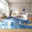 Modern Abstract Living Room Rug Ultra-Soft Contemporary Accent Rug, Easy to Clean Soft Low Pile Indoor Carpet, Large Foldable Floor Cover-504894460-525713300