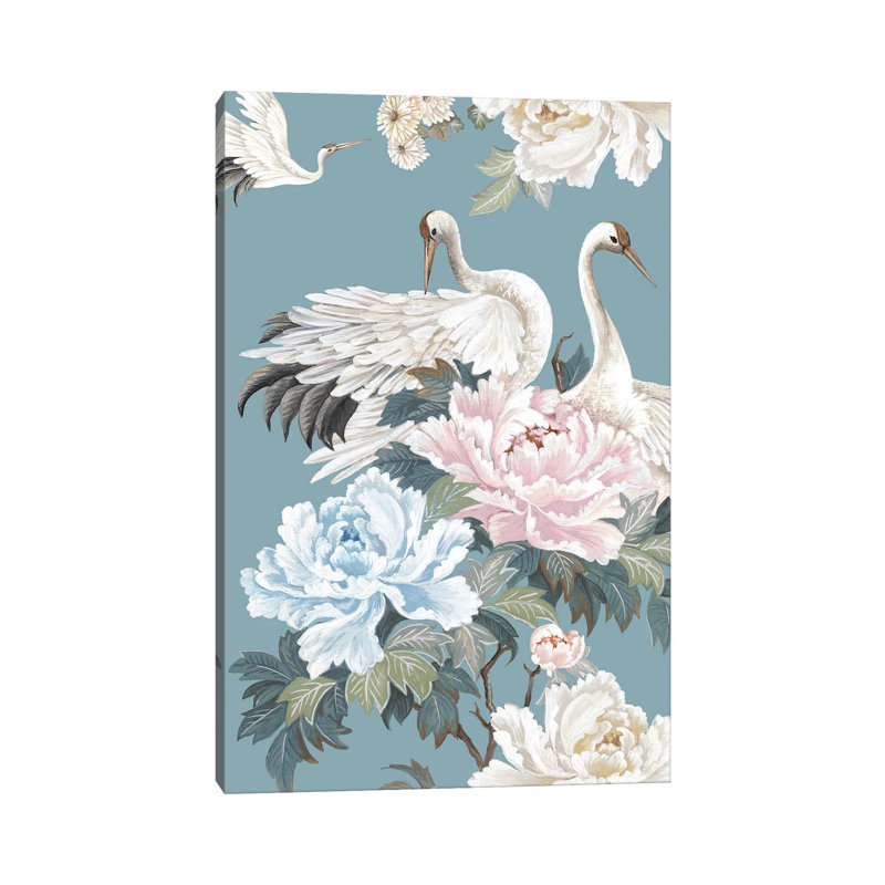 «Celestial Garden I» par Eva Watts - impression sur toile tendue, H 40 po x l 26 po x P 1,5 po