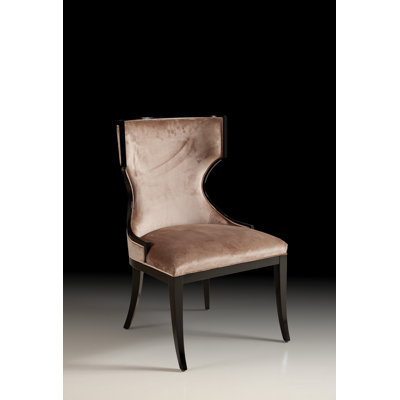 Upholstered Side Chair in Brown