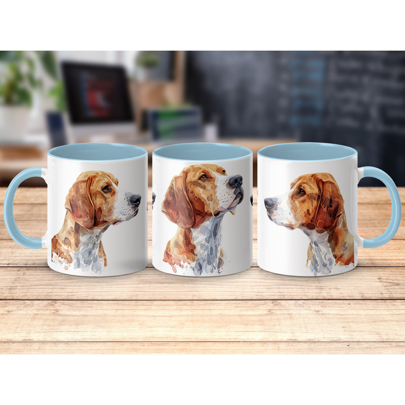 Ceramic Coffee Mug, Light Blue