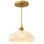 Oyisen Lampe suspendue 9,8 pouces Luminaire suspendu pour îlot de cuisine Cordon tressé Luminaire suspendu abat-jour en verre Luminaire suspendu Vintage Salon Chambre à coucher 