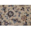 Tapis vert en laine noué à la main rétro bleu antique Nahin Leon - 9 pi 11 po x 14 pi 3 po