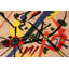 Tapis Bauhaus inspiré des petits mondes de Kandinsky