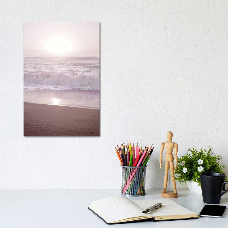 Sunset Halfmoon Bay by Monika Strigel - Wrapped Canvas Print, 20.32 cm H x 30.48 cm W