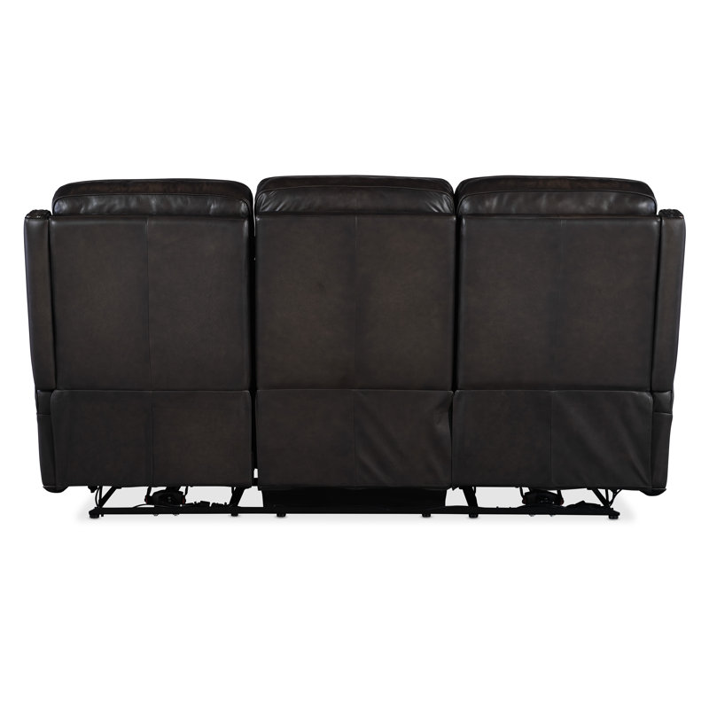 MS Leather Sofa, Gray