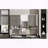 55 Inch Wall-Mount 3-in-1 Mirror Cabinet with Adjustable Shelf
